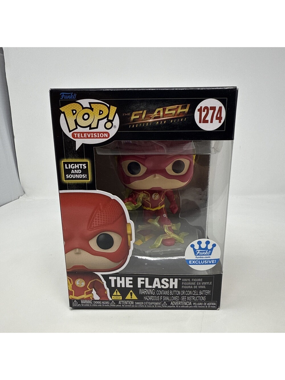 Funko Pop! DC Comics: The Flash #1274 Lights and Sounds Funko Exclusive